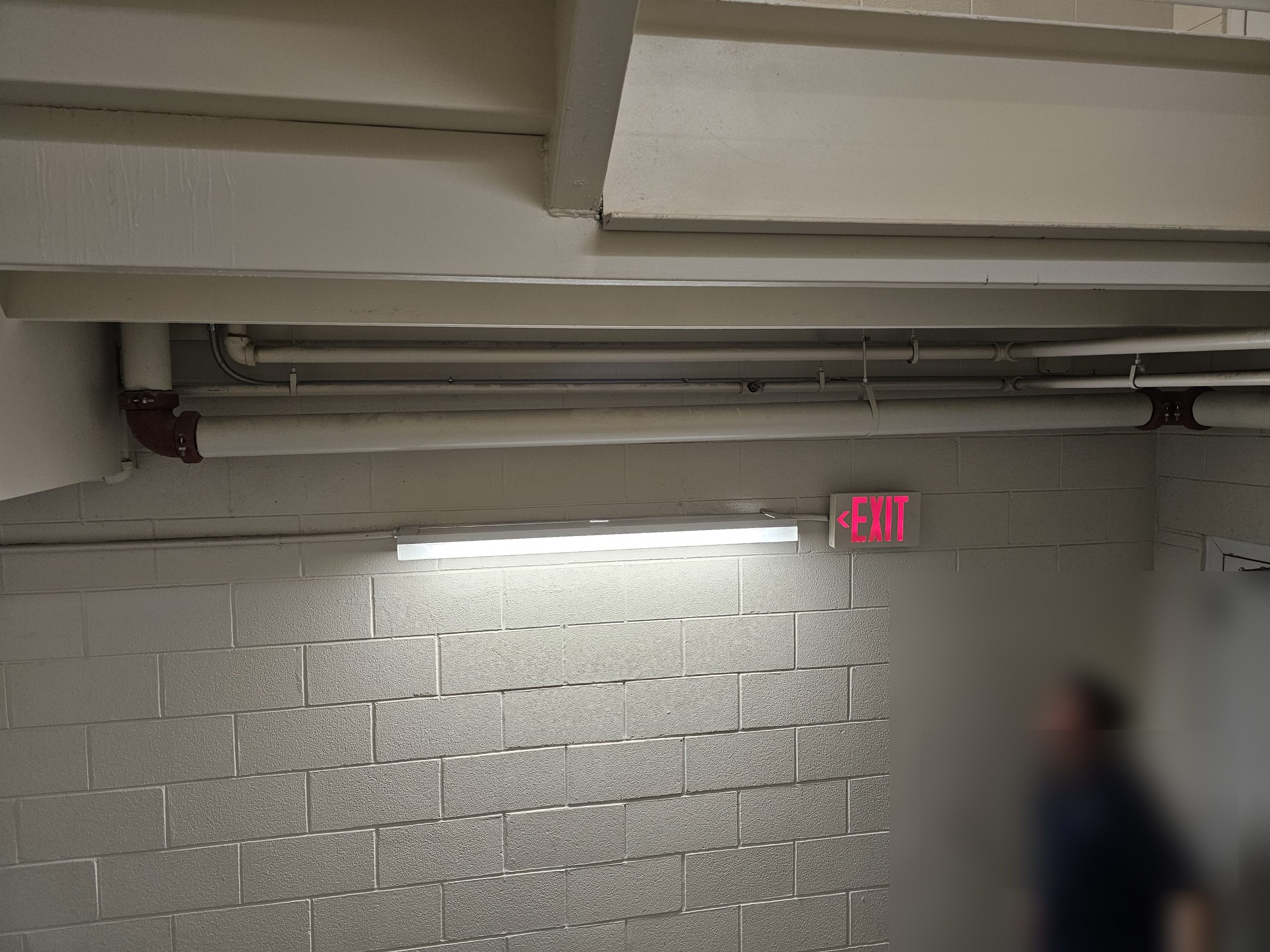 Access control installation at building entry