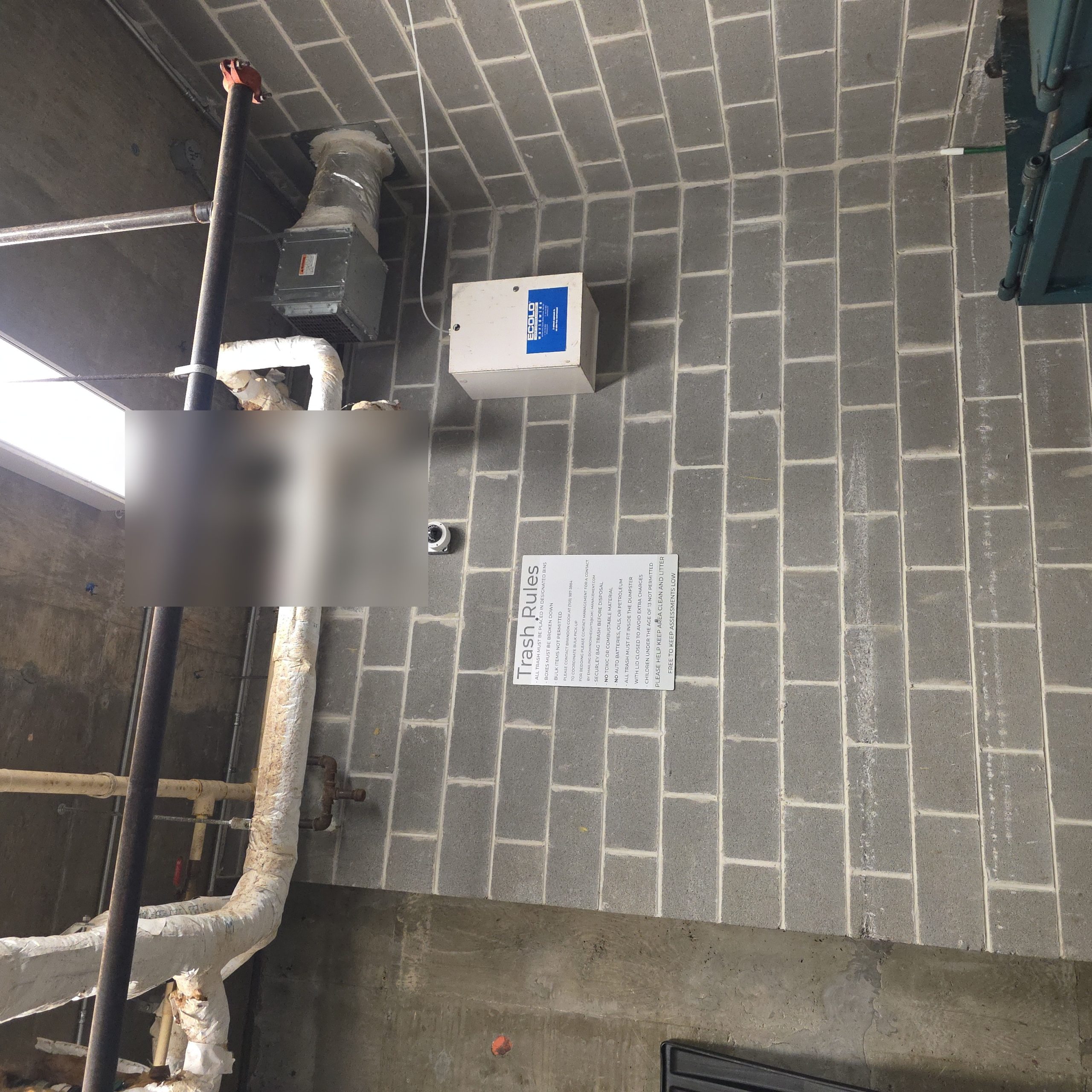 EMT conduit installation during building upgrade